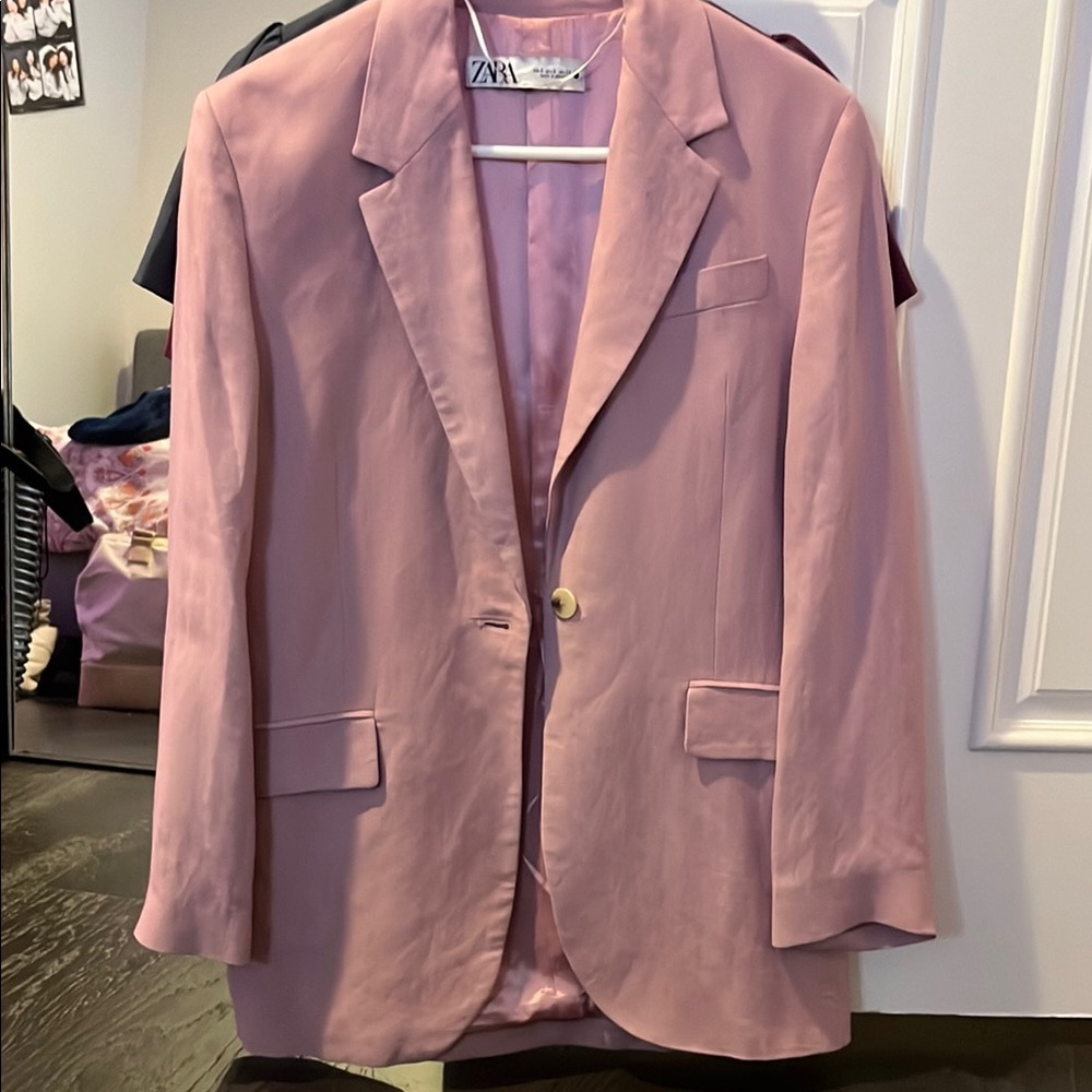 Oversized Pink Zara Blazer